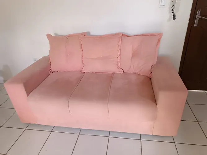 Sofá rosê