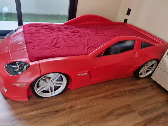 cama infantil corvette vermelho step2