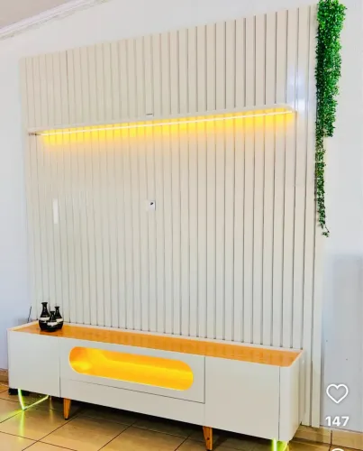 PAINEL E RACK NOBRE MDF