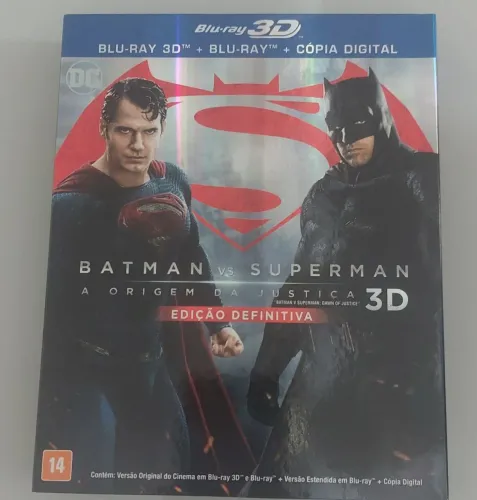 Blu Ray Batman e superman - Com luva