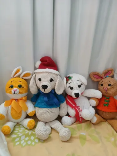 Pelucias de crochê