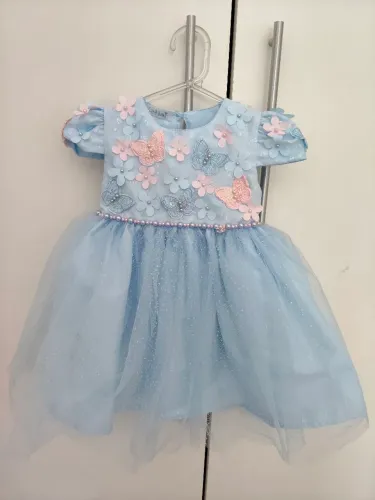 Vestido de Luxo tamanho 1 Tema Jardim Encantado