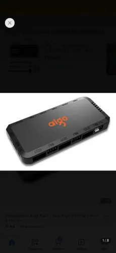 Controladora argb aigo apc1 6 canais