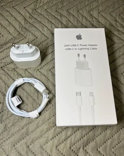 Carregador iphone apple completo cabo + caixa tipo C