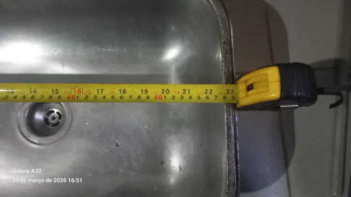 Bojo de pia aco inox novo
