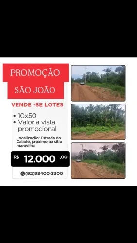 VENDO LOTES 10X50 BARATINHO