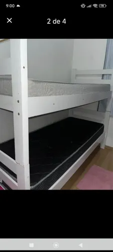 Beliche com colchões Ortobom 