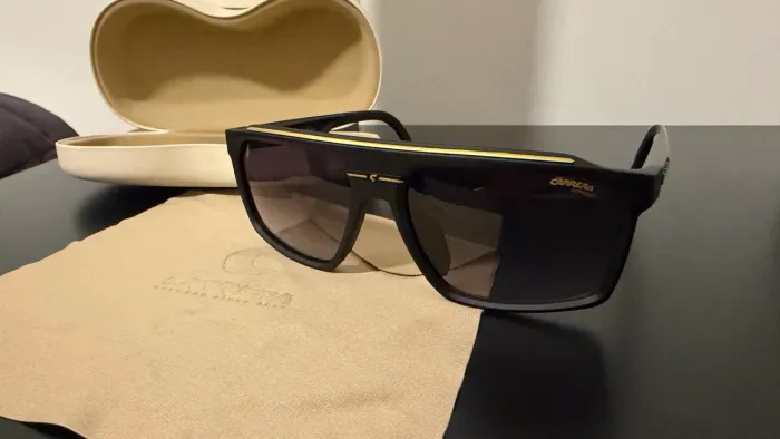 Óculos de Sol Carrera C-Sport 04/S Original - Preto Fosco (Estado de Novo)