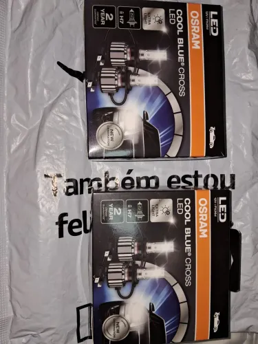 Kit Lâmpada H7 Led - LED COOL BLUE CROSS H7 OSRAM - 64210CW CBC -