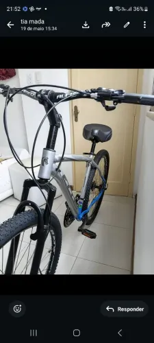Bicicleta ecos onix alumínio sem uso