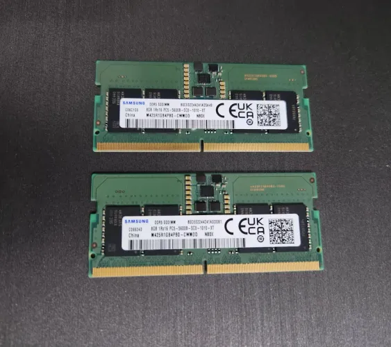 2x 8gb ddr5 5600mhz notebook 
