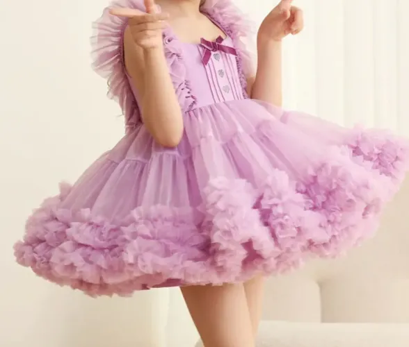 Vestido tutu lilás 
