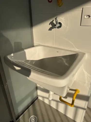Tanque de Louça Lavanderia Multiuso Branco