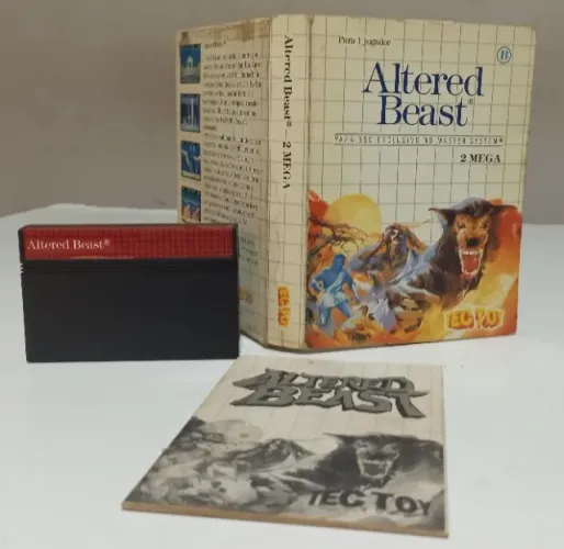 Jogo de Master System Altered Beast tectoy CIB Original, aceito cartão