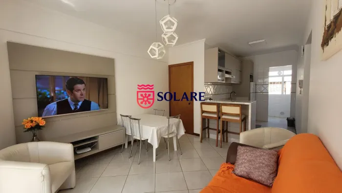 Apartamento 02 dormitórios com piscina,internet e ar condicionado para 6 pessoas