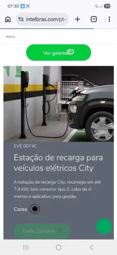 Carregador de carro elétrico