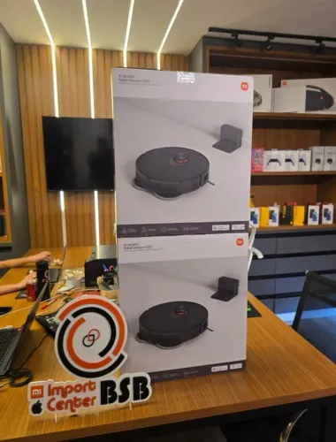 Xiaomi S20 Plus, 6000PA, Sensor LiDAR, Mop Giratório, Loja Física e Entrega em Mãos Grátis