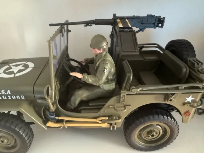 Jeep militar de controle remoto 