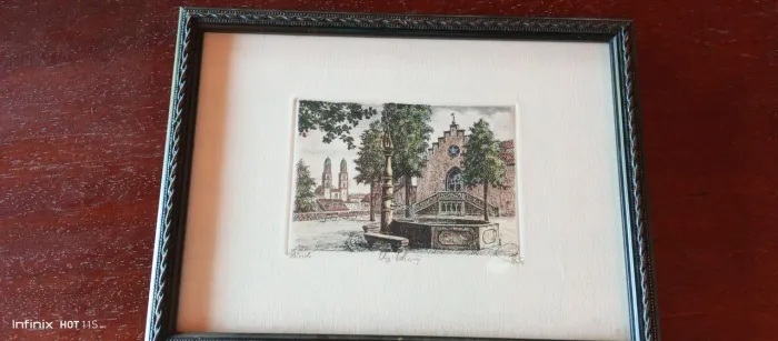 Gravura Original Herta Czoerning(1886-1970), Austríaca, Original 