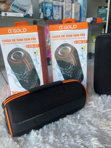 Caixa de som Bluetooth com alça