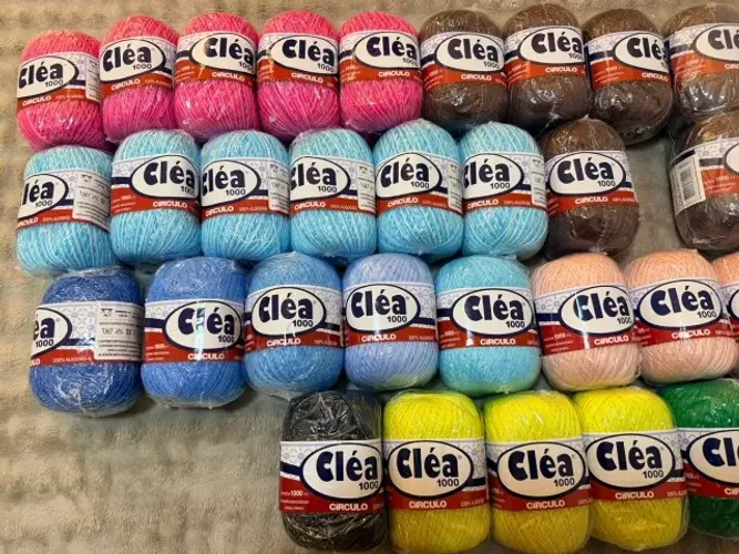 Kit de Linhas para Crochê