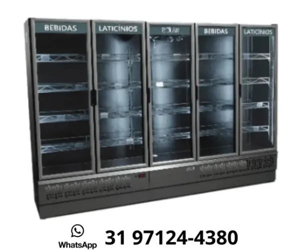 Refrigerador Expositor 5 Portas Polar 220v Novo