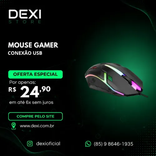 Mouse Óptico Com Fio Knup 1200 DPI KP-M611