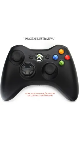 2 Controles xbox 360 sem/com fio