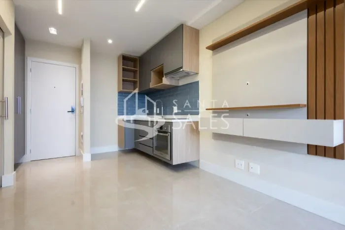 Apartamento de luxo para locação na Vila Mariana, São Paulo-SP: 1 quarto, 1 suite, 1 banhe