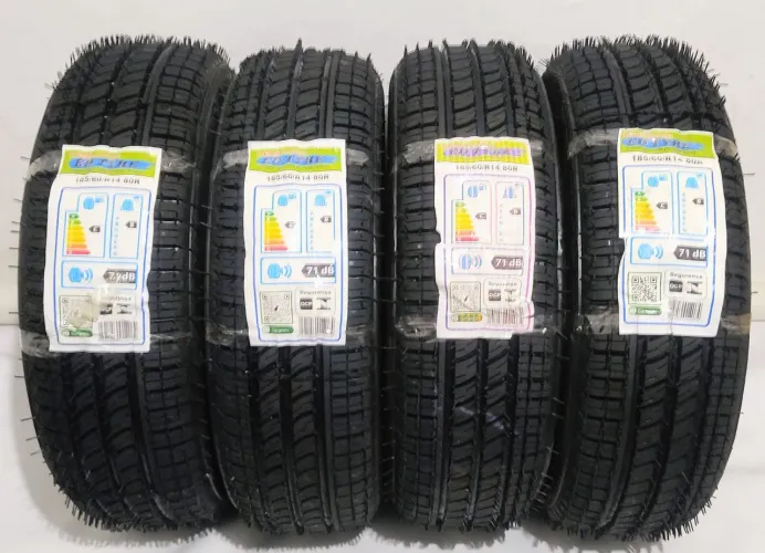 Kit com 4 pneus Remold medida 175/70/14 novos de fabrica !