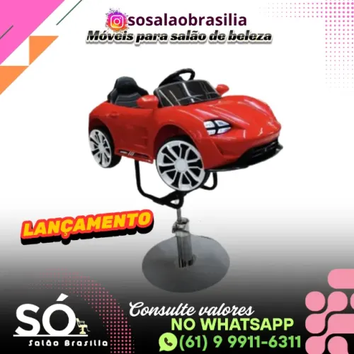 Cadeira Barbeiro Carrinho para Crianças. Direto de Fábrica!
