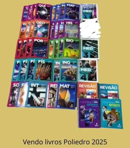Vendo livros poliedro 2025 (negocio preço)