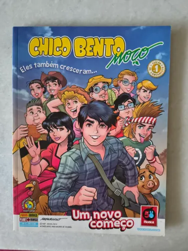 Coleção de gibis Chico Bento moço.