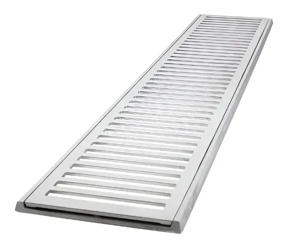 Grelha Aluminio C/ Caixilio 15cm x 1,00MT