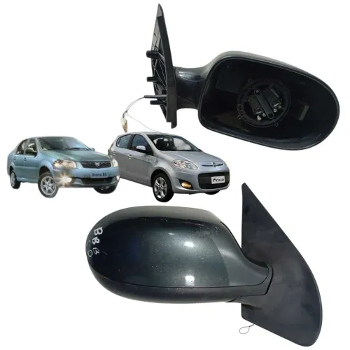Retrovisor Elétrico Direito Fiat Palio Siena BBB 2009-2015