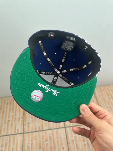 Boné Aba Reta New Era 59Fifty MLB Los Angeles Dodgers Side Split - Fitted