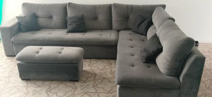 Vendo sofá de canto medida 3,00 x 2,50 em excelente estado