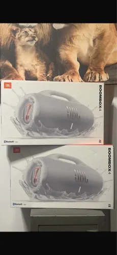 Jbl boombox 4 branca lacrada na caixa 