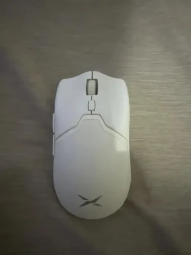 Mouse Gamer Sem Fio Delux M800 Pro Scroll Rgb Sensor Branco 26000 dpi