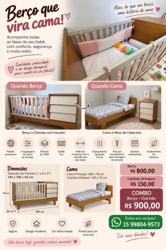 Berço Cama