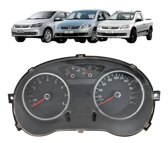 Painel Instrumento Velocimetro Vw Gol G5 1.6 Retirada Peça