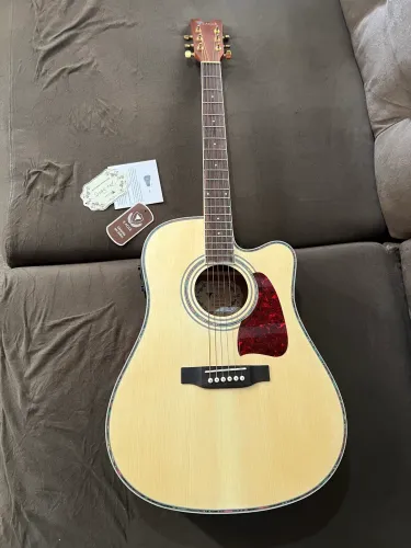 Violão Eagle ch889 acetinado fosco com capa 