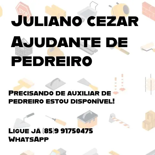 Auxiliar de pedreiro