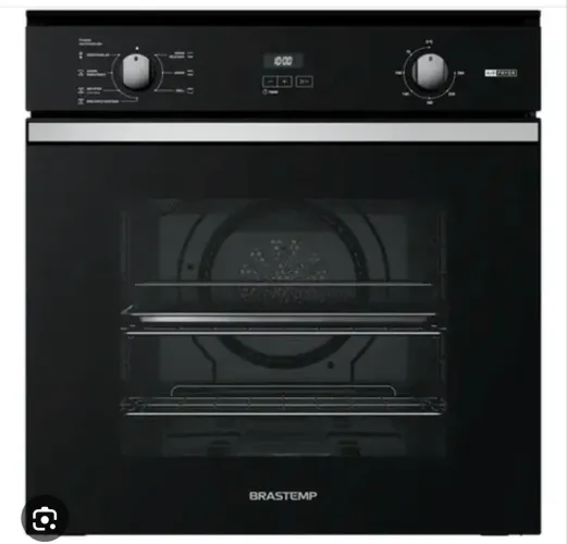 Forno De Embutir Brastemp Elétrico Com Função Air Fryer Bof Cor Preto
