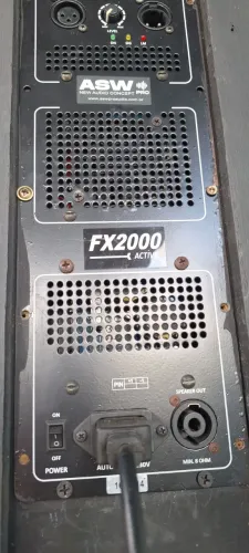 Painel ativador asw fx2000 em 8ohms 840rms em 4ohms 1.200rms