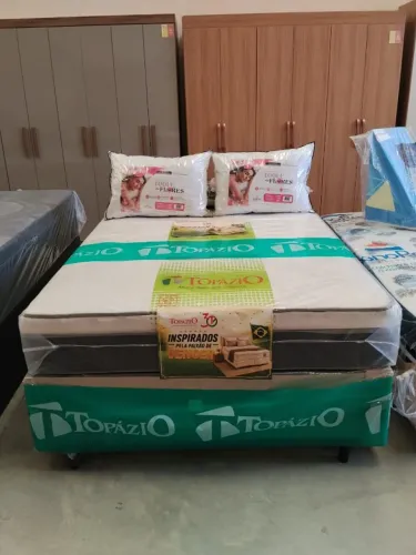 Cama Casal Molas Ensacadas na Promoção