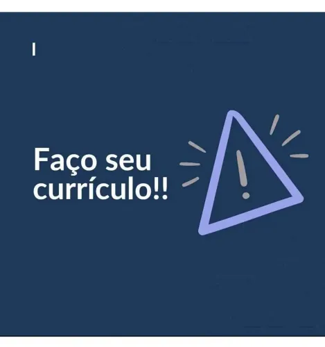 Elaboro Currículos Profissionais!!