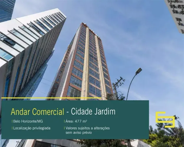 Aluguel de andar corporativo na Cidade Jardim - Edifício Raja Hills