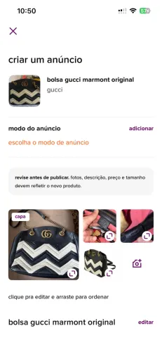 Linda bolsa Gucci Linda