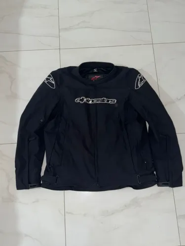 Jaqueta Alpinestars T-GP Force Preto/Branco - Tam. 4XL
